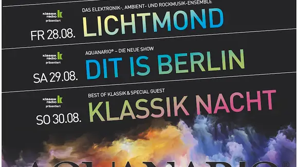 Aquanario im Sommer 2015 erstmals auf dem Flughafen Tempelhof - Ein Festival der großen Gefühle