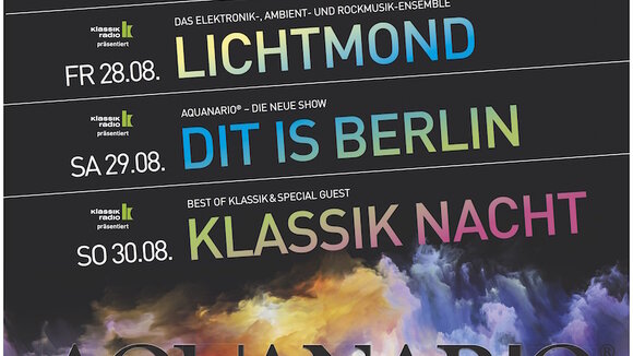 Aquanario im Sommer 2015 erstmals auf dem Flughafen Tempelhof - Ein Festival der großen Gefühle