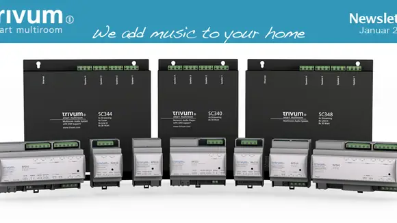 ISE 2015: trivum zeigt neue Produktlinien seiner Audio-Multiroom-Systeme