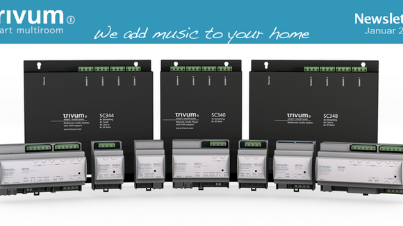 ISE 2015: trivum zeigt neue Produktlinien seiner Audio-Multiroom-Systeme