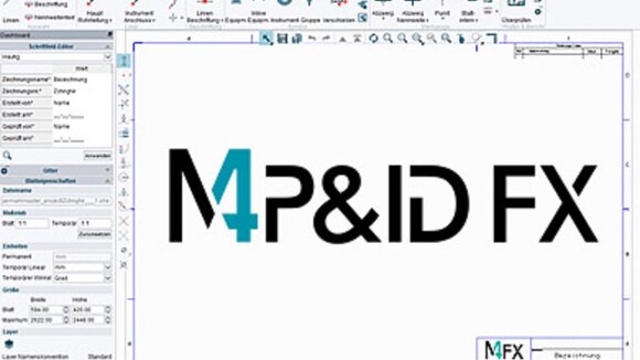 Neu, modern, intuitiv, flexibel: M4 P&ID FX Version 6.0