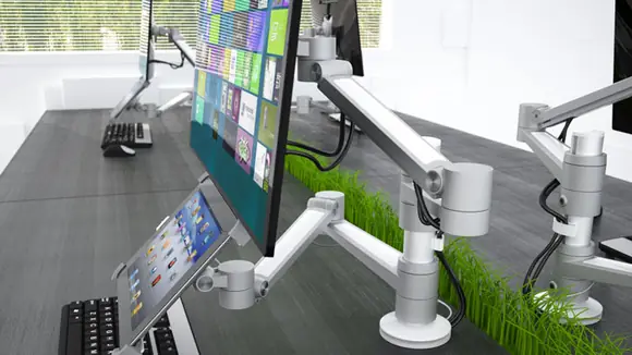 Ergonomie im Büro durch Monitorhalterungen von monitorhalterung.de: Weil Gesundheit das Wichtigste ist