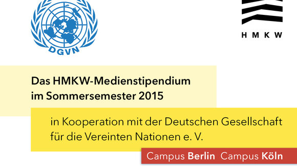 Zwei HMKW-Medienstipendien ausgeschrieben