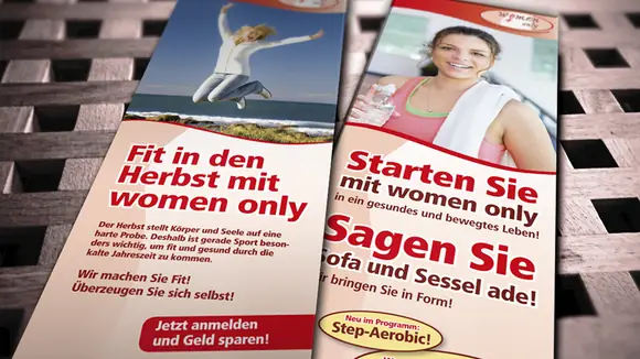 Moritz Dunkel Grafikdesign macht eine gute Figur für Woman Only