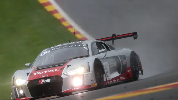 Audi R8 LMS erringt Platz zwei und drei in Spa
