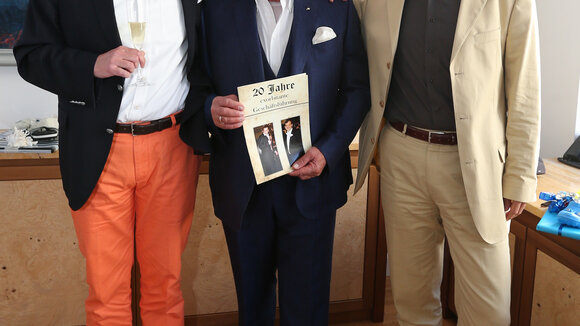 20 jähriges Jubiläum von Jürgen Grau und Thomas Geyer