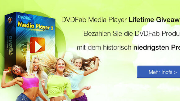 DVDFab Media Player Lifetime Giveaway Aktion