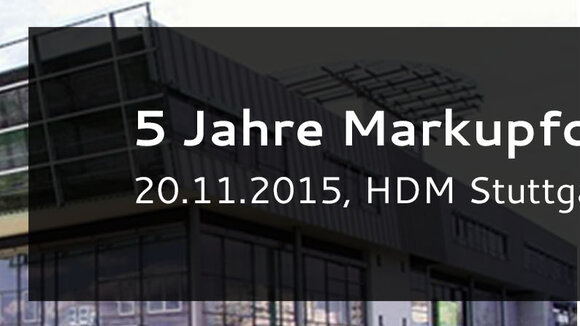 Markupforum 2015: Die XML-Fachtagung in Stuttgart