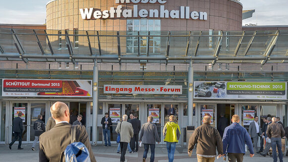 Deutsche Leitmessen Schüttgut und Recycling-Technik 2015 mit neuem Besucher-Rekord