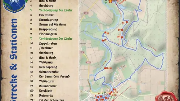 Die Jagd auf den Drachen kann beginnen: Finale Strecke und Stationen des Obstacle Course Run DragonheartBattle