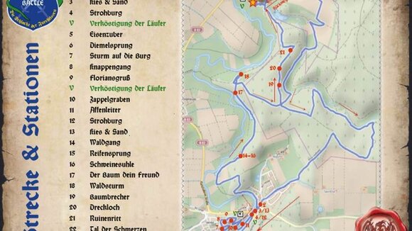Die Jagd auf den Drachen kann beginnen: Finale Strecke und Stationen des Obstacle Course Run DragonheartBattle