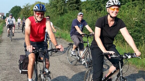 Spendenradeln für Flüchtlingshilfe war ein voller Erfolg