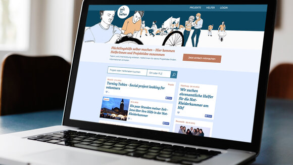 Es ist Zeit zu helfen: Die Online Plattform zeitzuhelfen vernetzt Ehrenamtliche mit Flüchtlingsprojekten