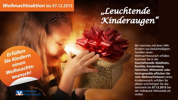 Kinderaugen sollen wieder leuchten