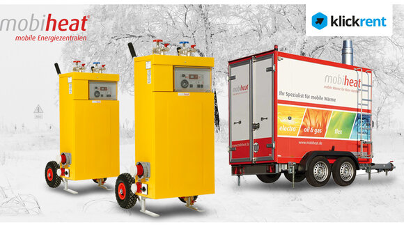 klickrent integriert mobiheat als neuen Partner – Unterstreicht Marktplatzansatz