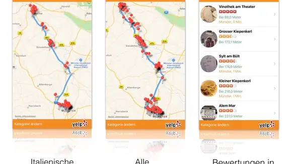 OnMyWay - Was liegt auf dem Weg?