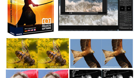 FRANZIS neue Fotosoftware - SHARPEN projects bringt die richtige Schärfe ins Bild
