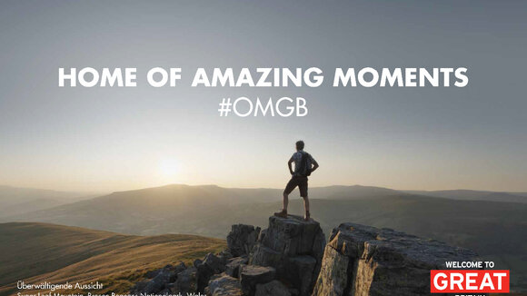 Neue Kampagne zeigt Großbritannien als ‘Home of Amazing Moments’