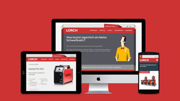Responsive Design und Schnittstellen zu SAP und Intranet – Website Relaunch der LORCH GmbH mit TYPO3 von anders und sehr