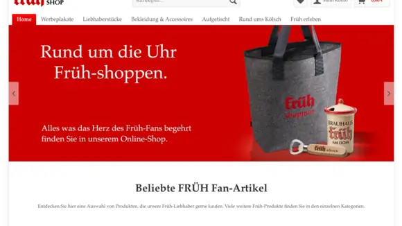 Früh Kölsch setzt auf Shopware