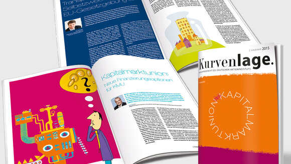 Für das Deutsche Aktieninstitut realisiert Pantos die neue Ausgabe der Kurvenlage.