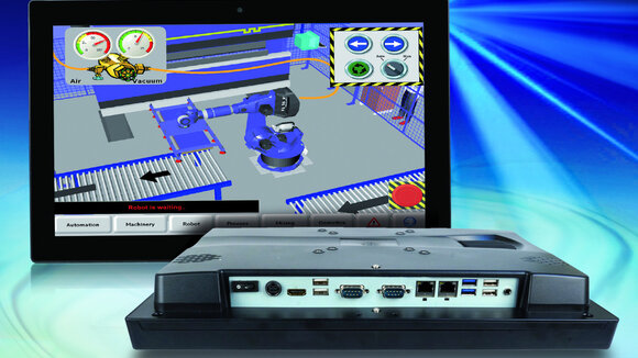 Schlanker 15,6“ Touchpanel-PC mit i7 CPU