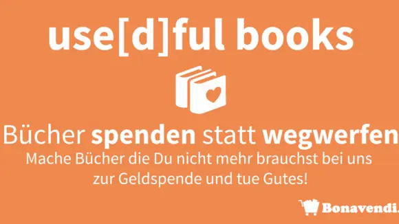 Spenden statt wegwerfen: Das StartUp Bonavendi sammelt Bücher auf dem LISAR Bücherflohmarkt