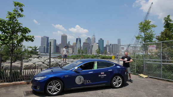 BEN SHERMAN on board der 80edays-Tour