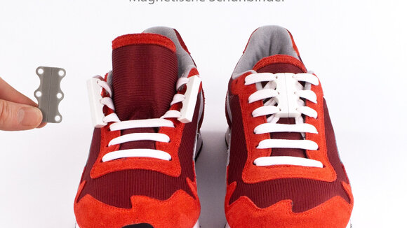 Magnetische Schuhbinder Zubits ersparen lästiges Schnüren