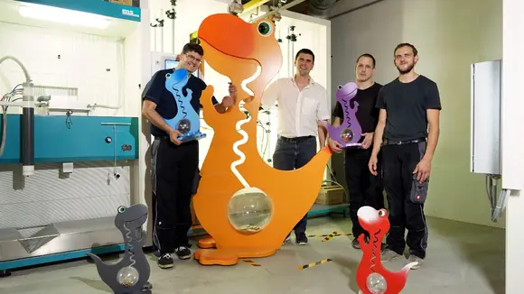 Öko-Dino Big Belly Bank ausgezeichnet «Eine Anerkennung für unsere Leistung.»