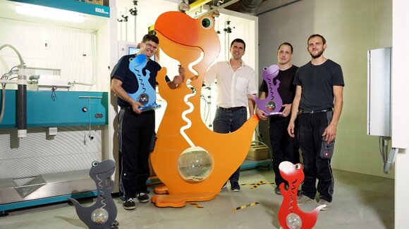 Öko-Dino Big Belly Bank ausgezeichnet «Eine Anerkennung für unsere Leistung.»