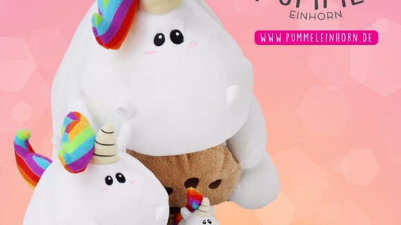 Pummeliges Einhorn wird zur Kultfigur