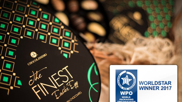 'The Finest Easter Egg' von CHOCOLISSIMO gewinnt den Worldstar Award 2017