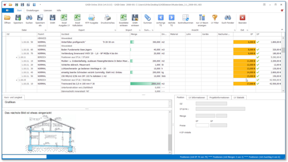 GAEB-Online 2016: Vermittler zwischen GAEB und Excel