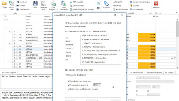 GAEB-Online 2018 – das Universalwerkzeug für GAEB und Excel