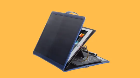 Erstes hybrides Mobilbüro versorgt Ipad mit Solarenergie