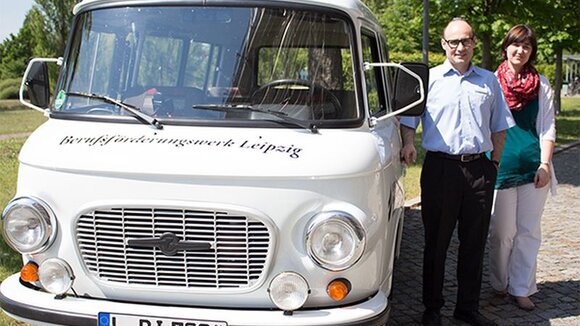 Infomobil des BFW Leipzig macht Station in Lutherstadt Wittenberg