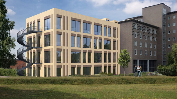 Neubau für Berufliches Trainingszentrum Leipzig wächst