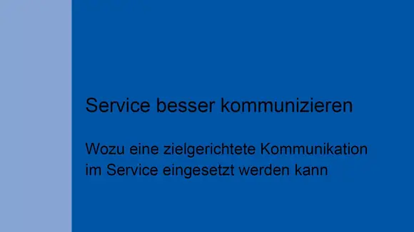 Neues Fachbuch zur Service-Kommunikation: „Service besser kommunizieren“