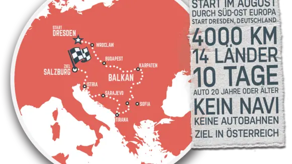 rote Nasen auf dem Balkan