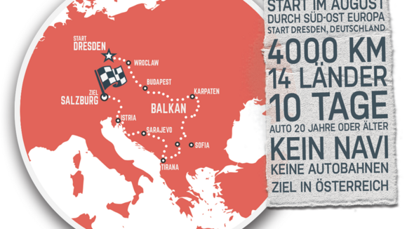 rote Nasen auf dem Balkan