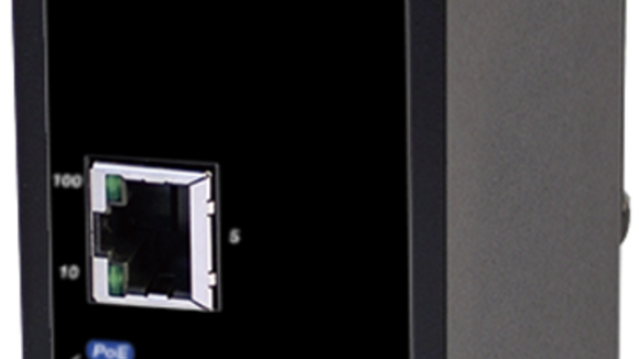 Industrial Ethernet PoE Switch liefert 4x 30W bei 12v bis 36V DC Betriebsspannung