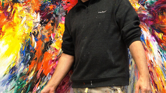 Online-Kunstmarkt für abstrakte Malerei