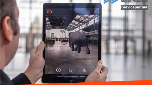 Wir sind neuer Service Partner bei der Messe München für Virtual Reality, Augmented Reality, Touch- und Webapplikation und Photogrammmetrie