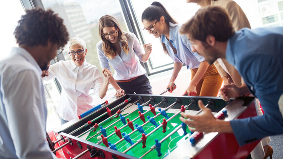 Ein gutes Arbeitsklima bemisst sich nicht an der Anzahl der Kickertische