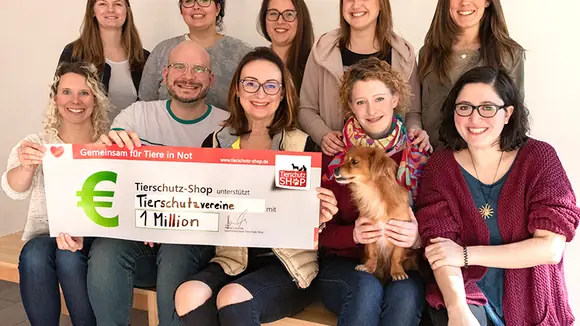 Eine Million Euro Geld-Prämie für Tierschutzvereine gesammelt