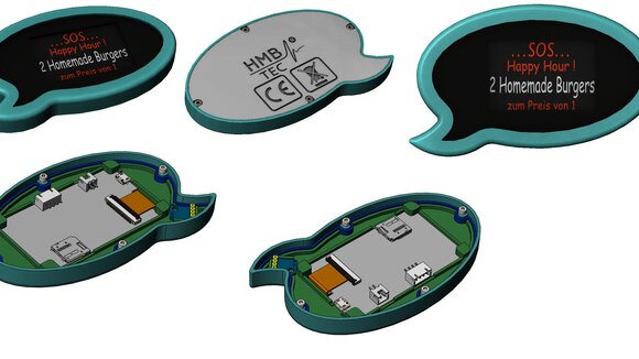 „SOS-Buddy Table Messenger“ - oder „die multifunktionale Sprechblase“