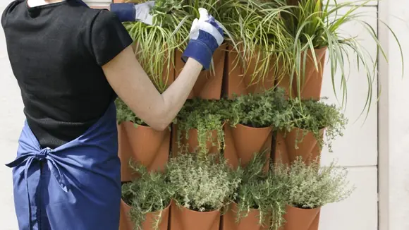 Urban Gardening geht die Wände hoch - das Vertical Garden WALL-System