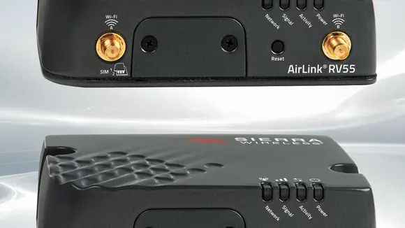 AirLink® RV55: Robuster LTE-A Pro Router mit Dual-Band WiFi