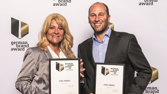 Zweifacher German Brand Award 2019 für JURA DIREKT
